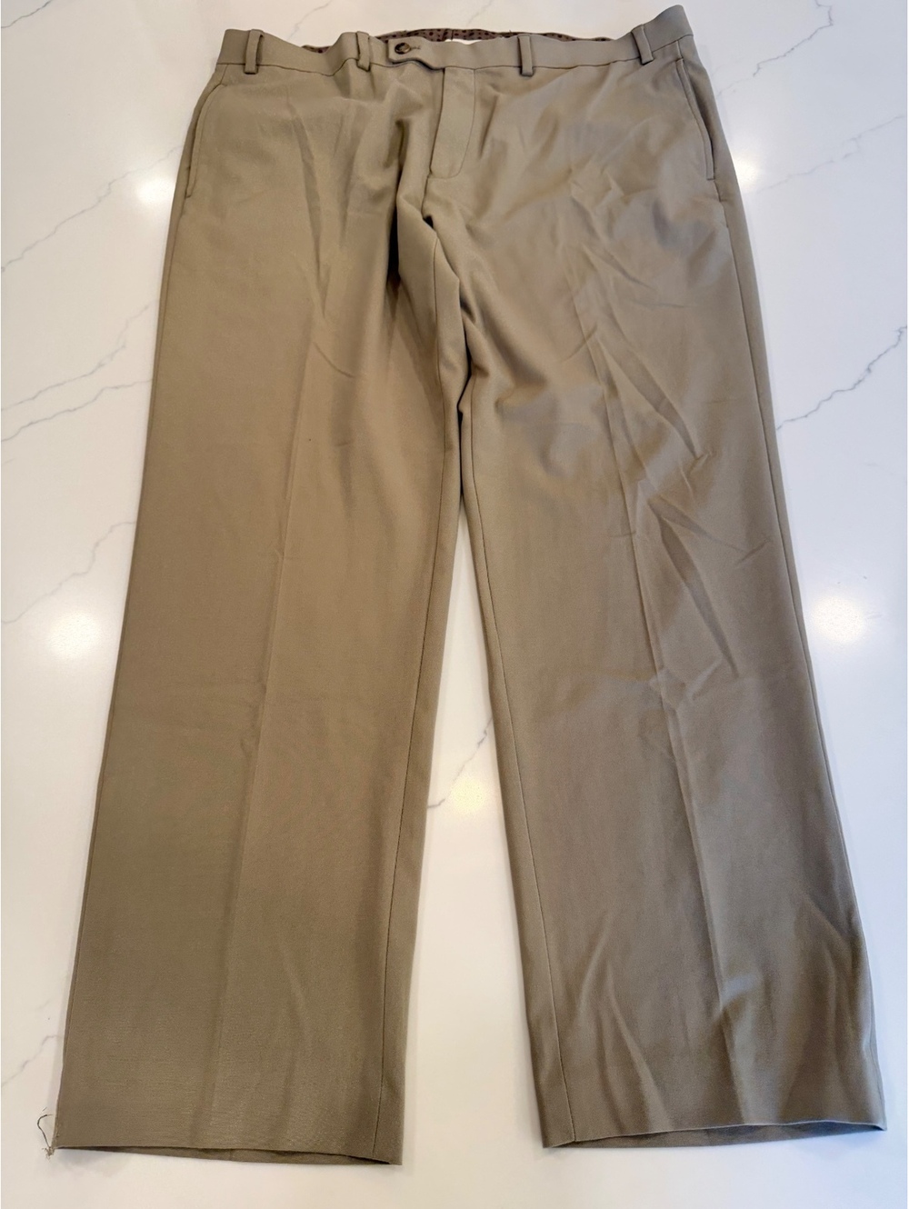 Lauren Ralph Lauren Mens Dress Pants Tan Straight Leg Size 40x30